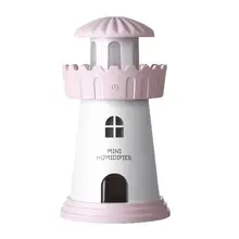 150 мл модный Маяк светодиодный светящийся увлажнитель воздуха USB увлажнители воздуха очиститель воздуха для автомобиля, офиса, дома, подарок