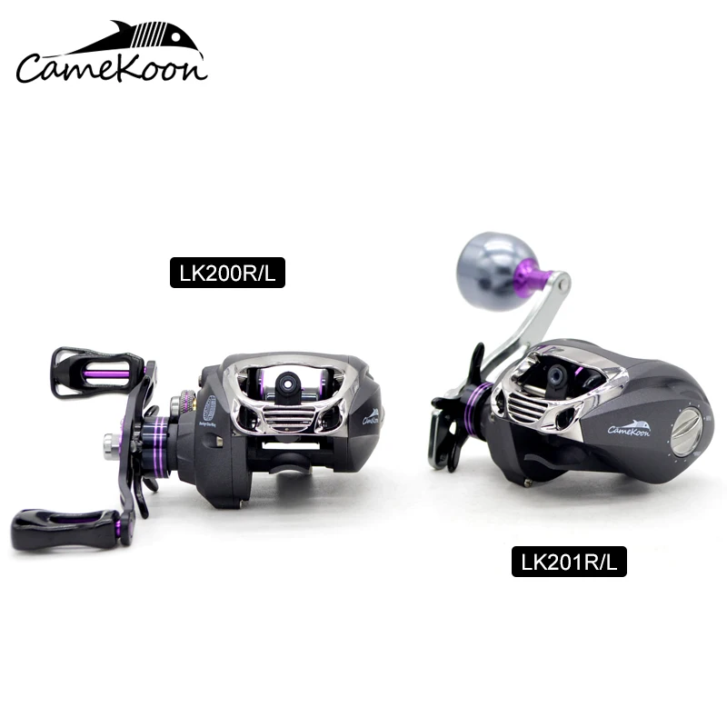 CAMEKOON VIKING Baitcasting Fishing Reel 6KG Max Drag 12+1 Bearings 6.3:1 Smooth Low Profile Baitcaster Reel