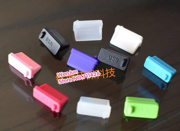 Многоцветный разъем для usb порта пылезащитный Разъем ПК компьютера ноутбука