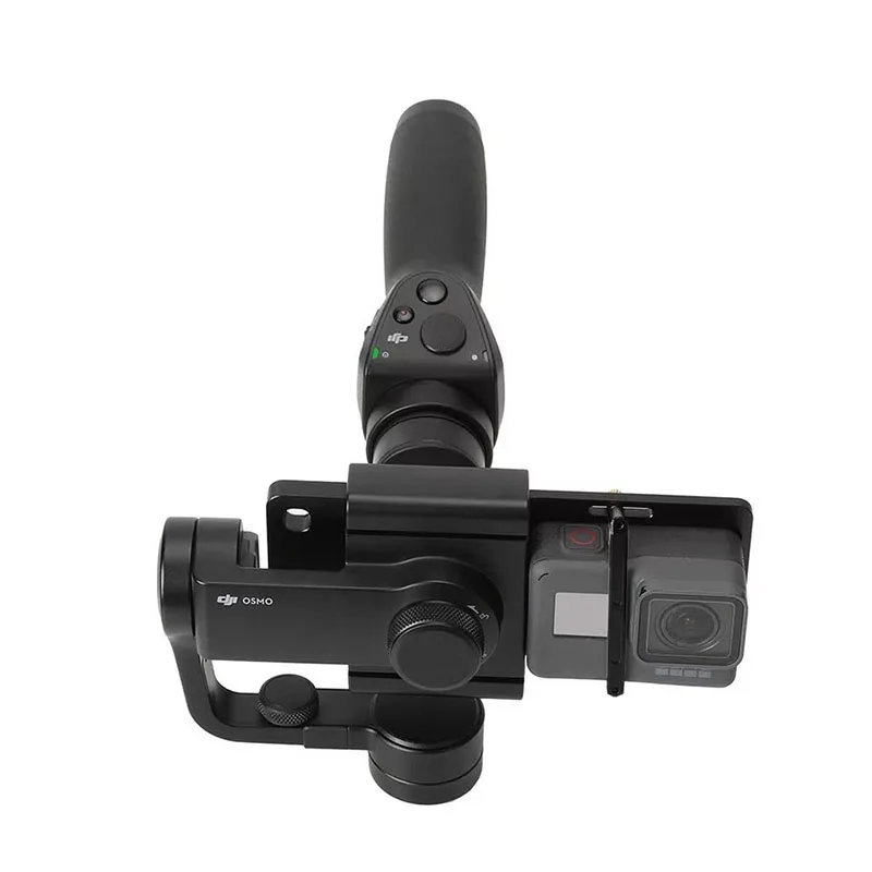 Адаптер для DJI Osmo Mobile 2 Zhiyun Smooth 4/3/Q Gimbal Go Pro Hero 7 black 6 5 SJCAM xiaoyi 4K переключатель крепление пластины аксессуары