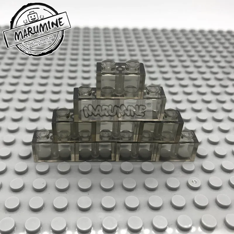 

MARUMINE Transparent Building Blocks 100PCS/Lot 3004 3005 MOC Classic Educational Toy DIY for Kids Learning