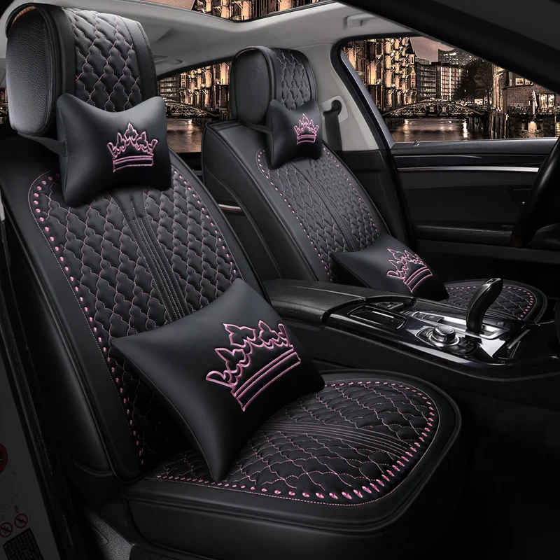 

Universal PU Leather car seat covers For cruiser prado venza suv land cruiser alphard verso