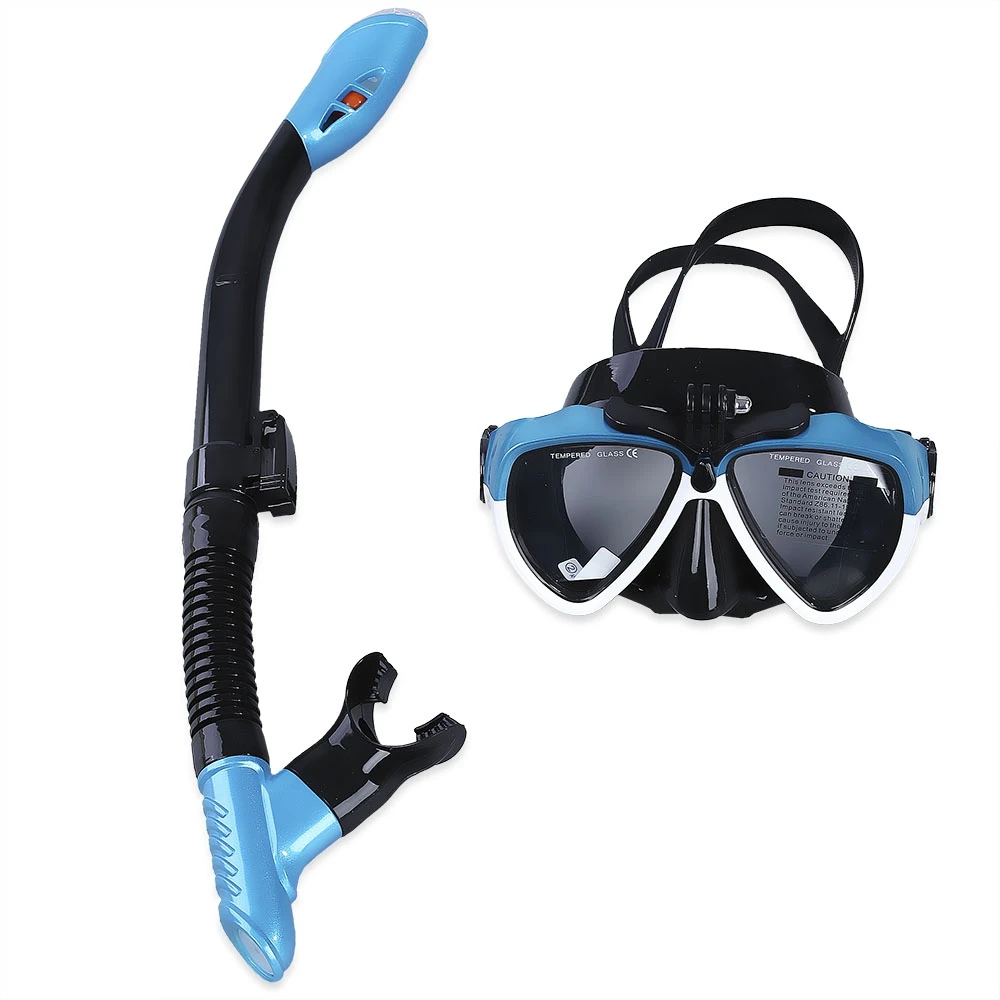 Профессиональная маска для дайвинга подводное плавание Anti-fog очки маска подводный комплект очки сухой трубка для плавания