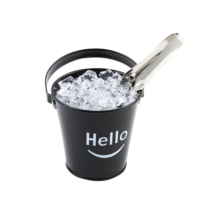 1pc 2 Size Hello Hotel Ice bucket Fried Chicken Keg Hotel Supplies