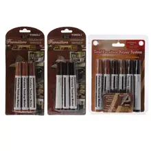 Kit de système de réparation du bois bâtons de remplissage marqueur de retouche meubles de sol