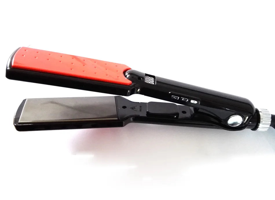 1 1/2 "широкие пластины светодиодный Дисплей Flat Iron Профессиональный Титан пластины выпрямитель для волос GIC-HS107 Max.470F/242C Бесплатная доставка