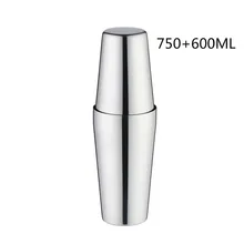 Вспениватель молока из Нержавеющей Стали Винный Графин мартини Бостон-Шейкер для набора бармена напиток вечерние барные инструменты 750/600 мл водка Гал