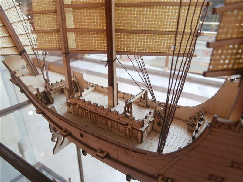 Комплект модели корабля Нет масштаб Китай деревянный парусник ZHENG Hes сокровище-модель корабля Z004