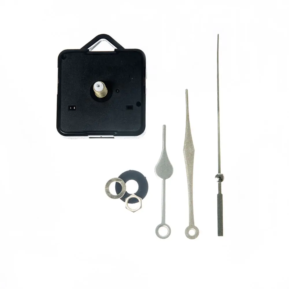 DIY Clock Mechanism Classic Hanging Black Quartz Wall Clock Movement Mechanism Parts Repair Replacement Essential Tools