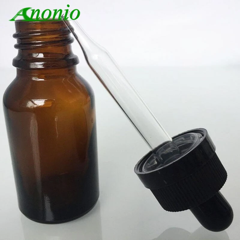 

5PCS 5ml 10ml 30ml 50ml Amber Glass Liquid Reagent Pipette Bottle Eye Dropper Drop Aromatherapy Reagent Dropper Drop Amber 0B