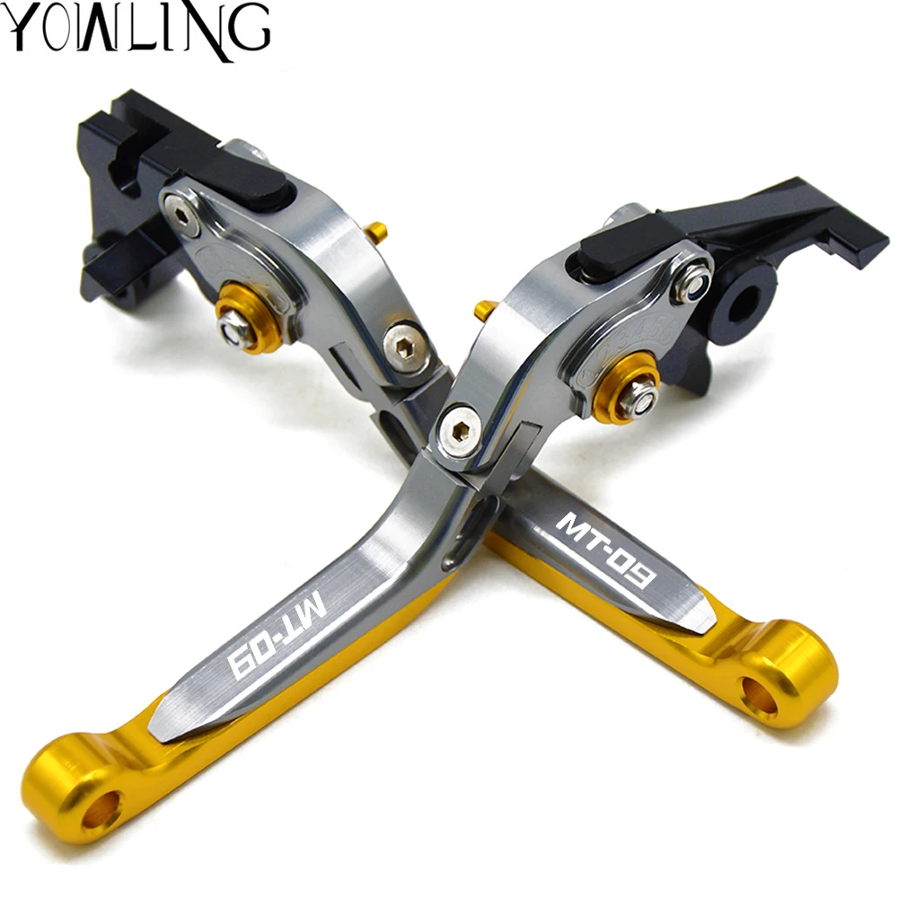 For YAMAHA MT 09 MT09 MT-09 Tracer FZ-09 2014-2017 Motorcycle Accessories Folding Extendable Brake Clutch Lever MT-09 For YAMAHA MT 09 MT09 MT-09 Tracer FZ-09 2014-2017 Motorcycle Accessories Folding Extendable Brake Clutch Lever MT-09