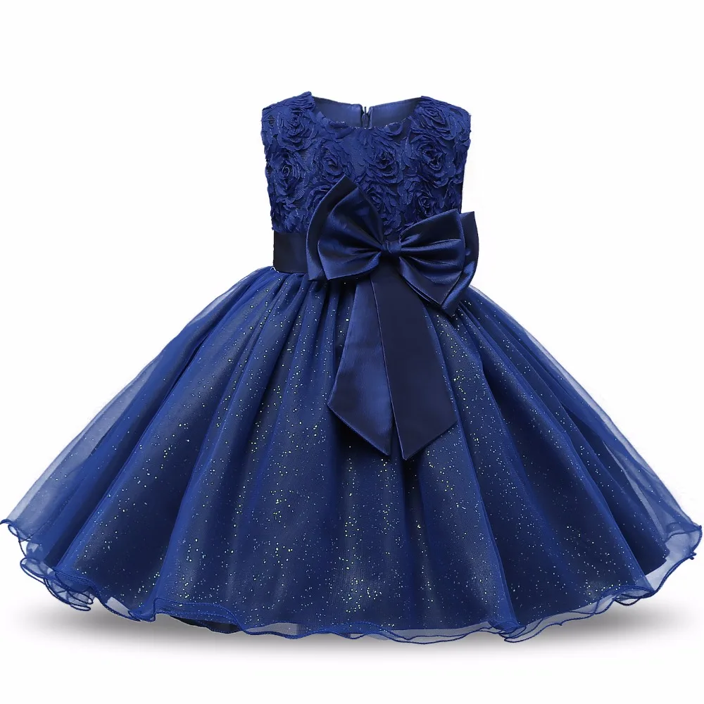 Aliexpress Buy Girl Baptism Dress 2018 Christmas Kids Dresses Girls Clothes Party Princess Vestidos Nina 5 6 7 8 9 Year birthday Children Dress from