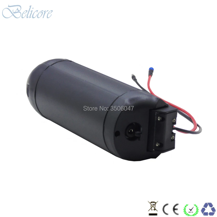Cheap free shipping 36 volt small bottle e bike battery 36v 5.2ah 5.8ah 6ah 6.4ah 7ah folding electric bike scooter skateboard battery 1