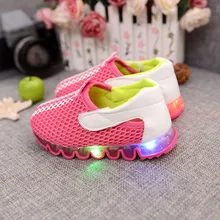0-6 Led Kids Sneakers Baby Walkng Sport Shoes Breathable Boys Girls Light Shoes Chaussure Led Enfant Baby Shoes