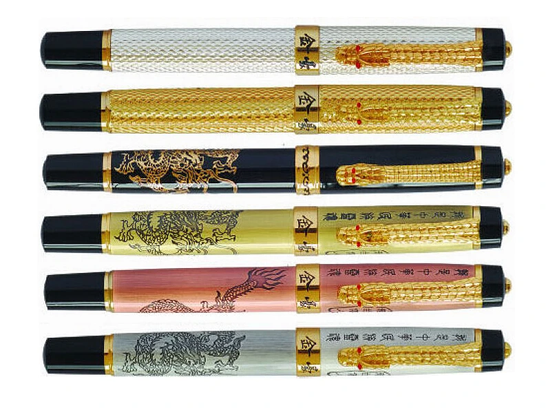 Fountain Pen or RollerBall pen Dragon series The best gift   office and school stationery Free Shipping