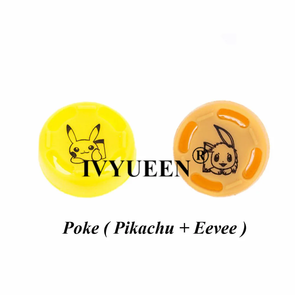 D IVYUEEN, 2 шт., для Joy Con, джойстик для пальца, накладка, чехол, аналоговая палка, колпачки для kingd Switch Lite Mini NS Joy-Con, контроллер - Цвет: D