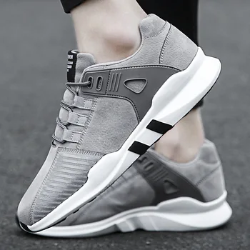 

Free Shipping 2018 Men Low Running Shoes Mesh Fresh Sneakers Shoes Lace Up Breathable Flyknit Durable Shoes 3 Colors