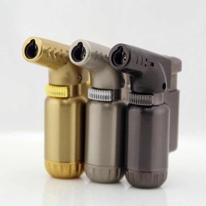

Welding Torch Lighter Compact Butane Jet Lighter Torch Turbo Fire Windproof Spray Match Lighter Refillable Fuel Welding