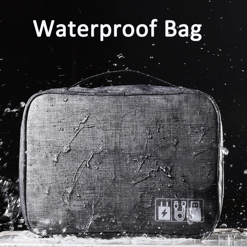 Asunflower Travel USB Cable Organizer Electronics Accessories Travel Cable Charger Storage Bag Portable Digital USB Gadget Organ