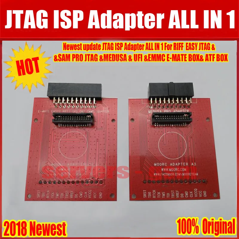 Новейшая версия JTAG ISP адаптер Все в 1 для RIFF легкий JTAG SAM легкий JTAG Медуза EMMC E-MATE коробка ATF коробка бесплатно