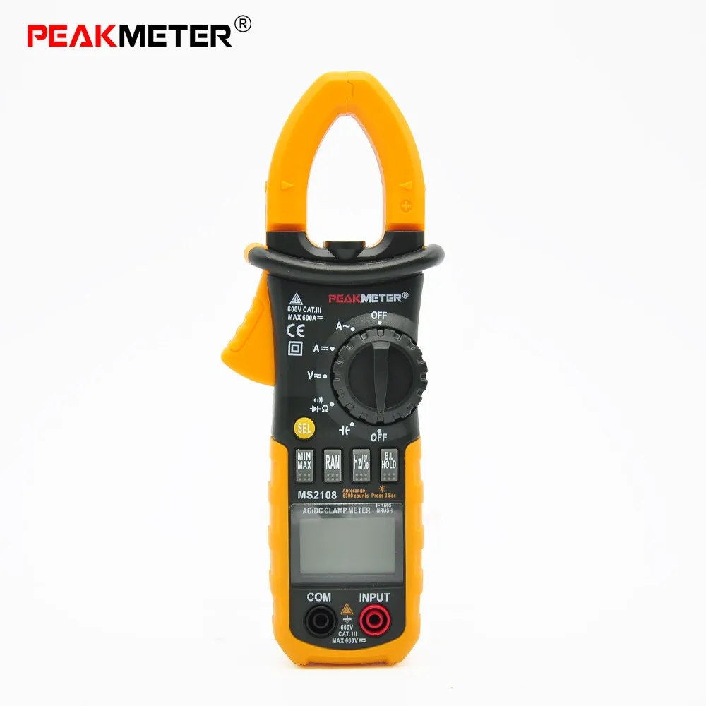 

MS2108 Digital Clamp testing True RMS AC/DC Current Clamp Meter equal to FLUKE F317