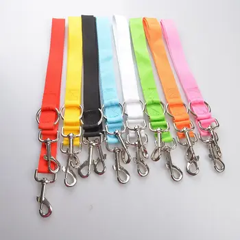

FD26 New pet dog Polyester Leashes /w double hook for 2 dogs free shipping