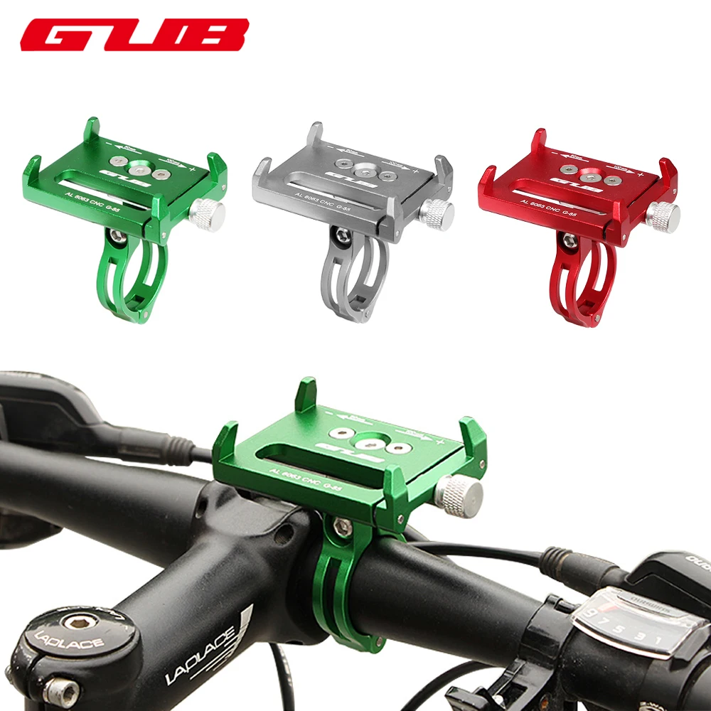 GUB G 85 MTB Bike Stand Handlebar Holder for 3.5 6.2inch Smartphone