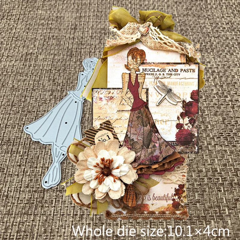 

New Design Craft Metal Cutting Dies cut die lovely Hip vest dress girl Scrapbooking Album Paper Card Craft Embossing Die Cuts