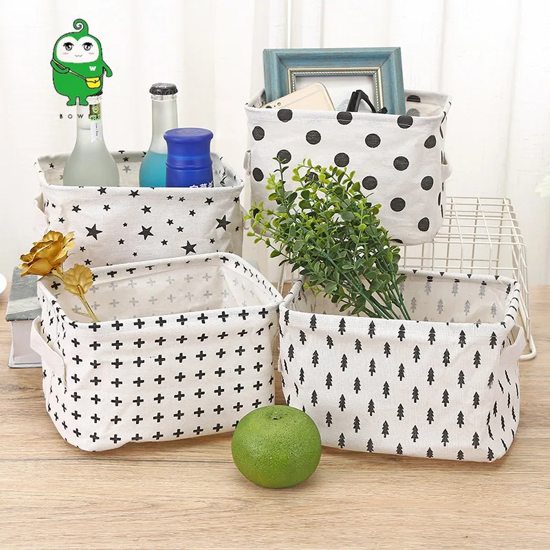 

Simple Desktop Storage Box Office Storage Organizer Sundries Storage Box Cosmetics Basket Makeup Organizer Toys Container Boxes