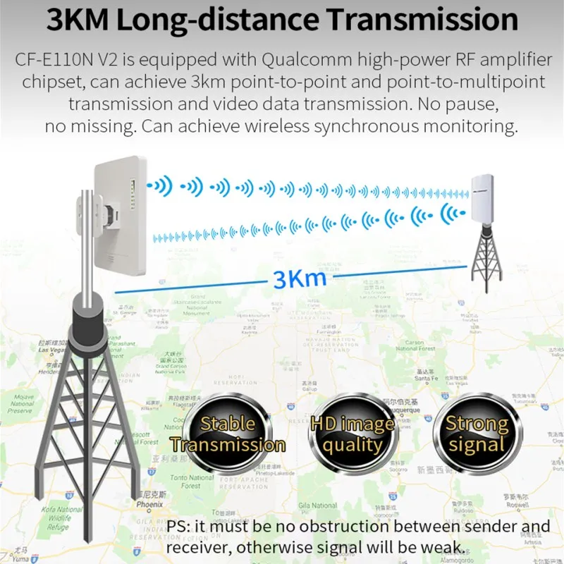 2 шт. Comfast 300 Мбит/с мини открытый беспроводной cpe wifi расширитель ретранслятор сетевой мост 3 км точка-точка приемник антенна маршрутизатор