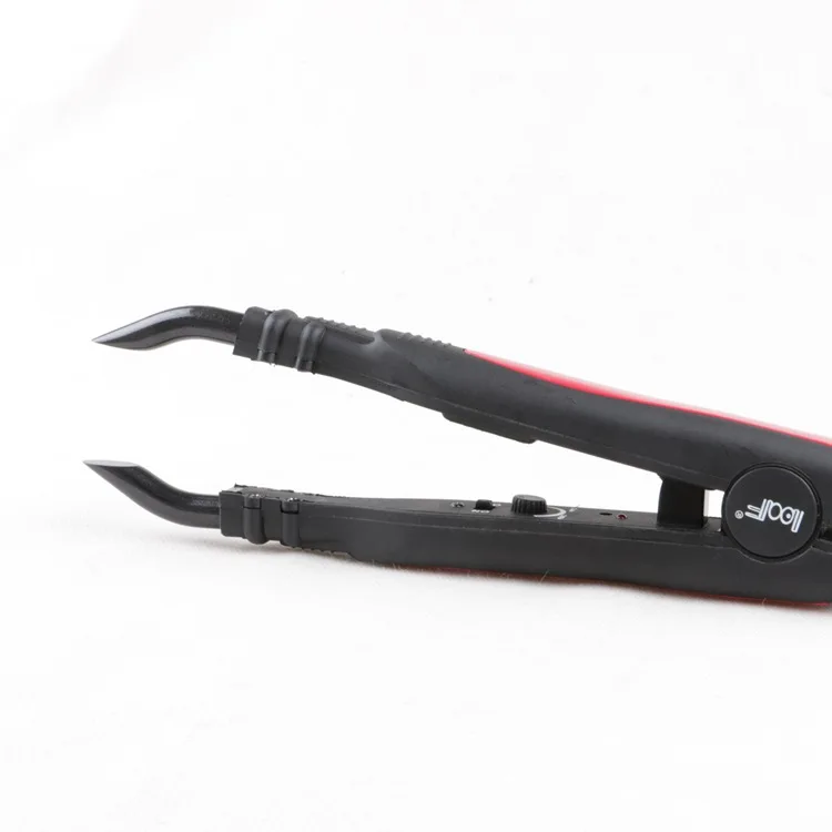 Флейт пластина для наращивания волос Fusion Железный инструмент ЕС вилка Тепловая железная палочка переходник на пистолет