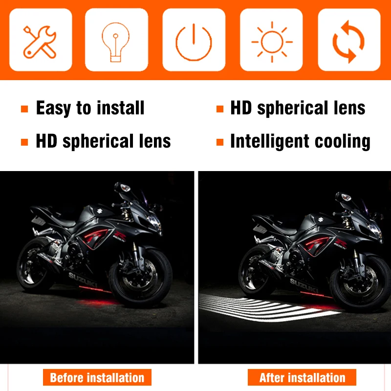 OKEEN 2pcs 12V LED Moto Car Angel LED Wings lights LED welcome Car Door Projector Light Ghost Shadow Puddle moto White /Red/Blue OKEEN 2pcs 12V LED Moto Car Angel LED Wings lights LED welcome Car Door Projector Light Ghost Shadow Puddle moto White /Red/Blue