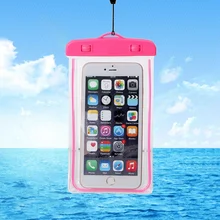 Прочная водонепроницаемая светящаяся водонепроницаемая сумка для мобильного телефона/плаванье рафтинг водные виды спорта эфирные 8 цветов