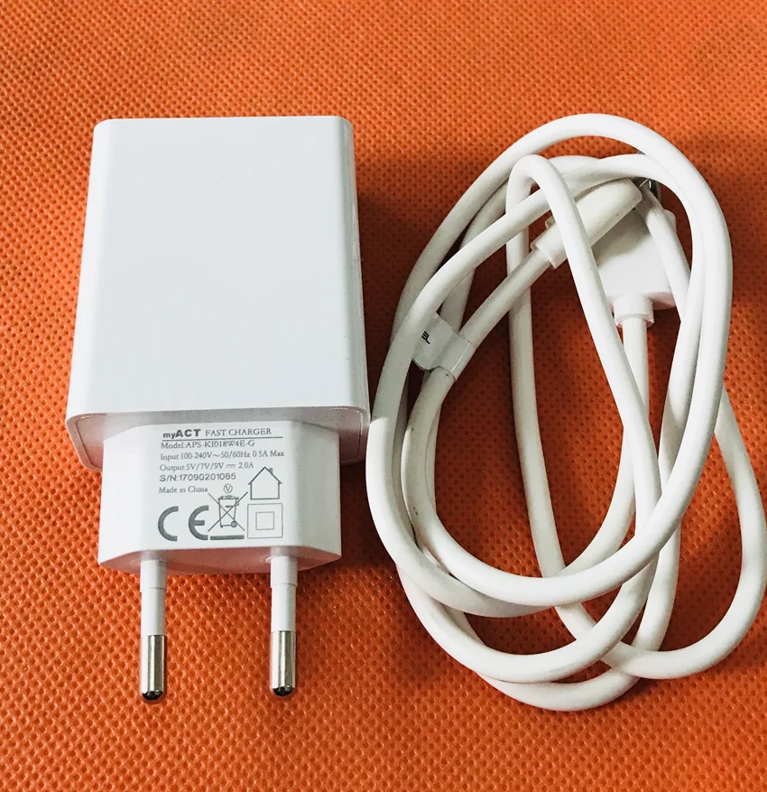 Original USB Charger Plug + Cable for Oukitel K3 MTK6750T