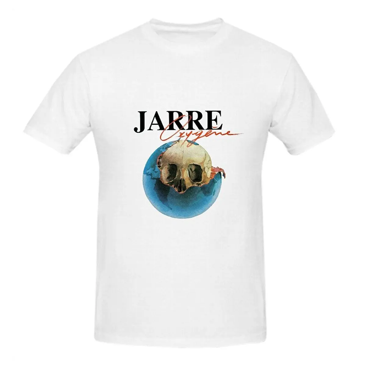 

Cartoon Print Short Sleeve T Shirt Free Shipping Jean Michel Jarre Oxygne Men Tee Shirts Stranger Things Design T Shirt