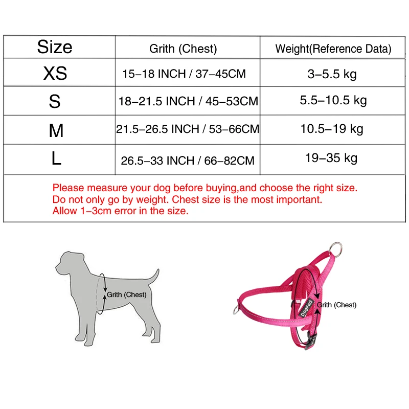 Новинка, товары для домашних животных, быстро прилегающий нейлоновый светоотражающий Регулируемый жилет для собак, маленький средний большой ошейник для собак XS s m l, 3 цвета
