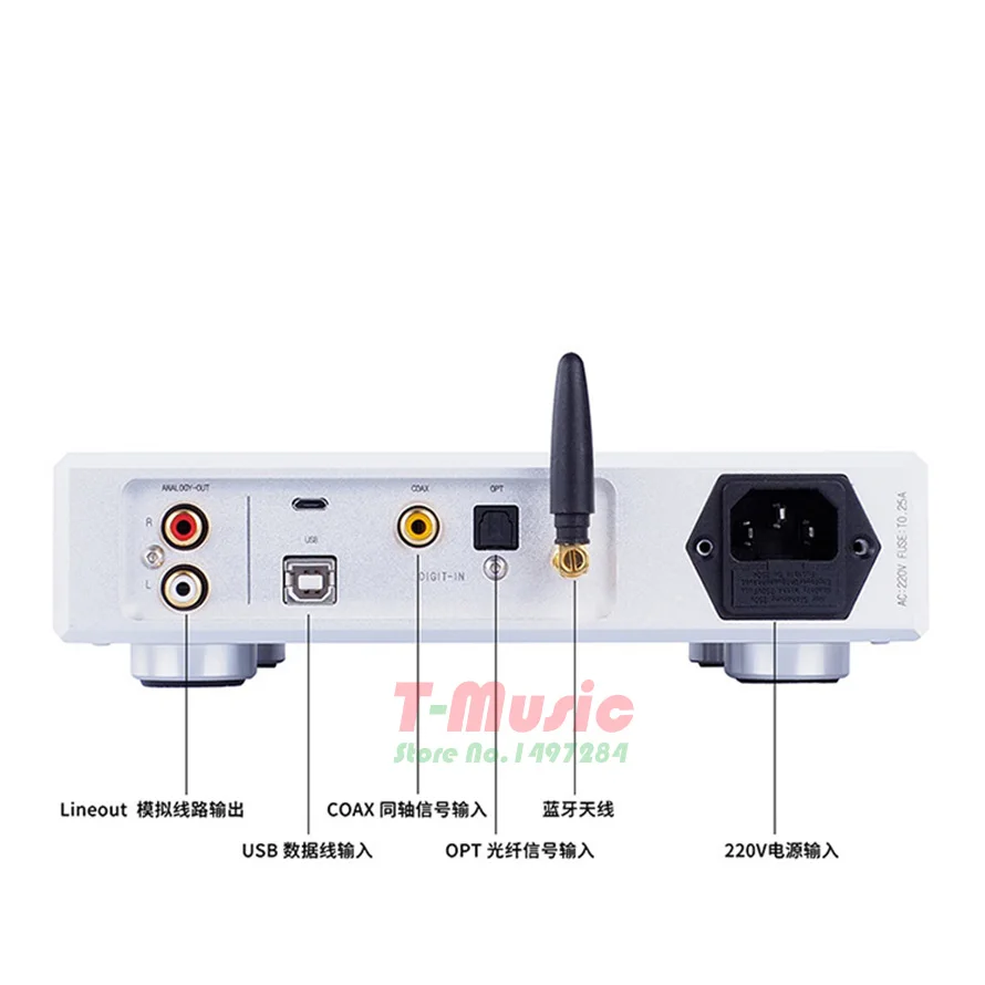 SU6 двойной ES9038 Q2M XMOS XU208 USB DAC с Bluetooth 5,0, поддержка DSD DOP/TPA6120 усилитель для наушников