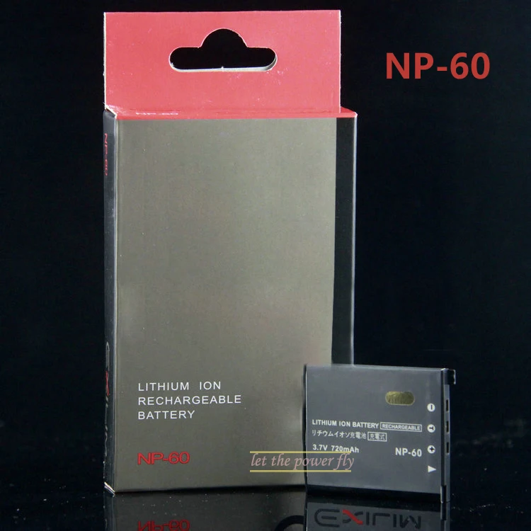 NP 60 NP60 CNP 60 Rechargeable Camera font b Battery b font For Casio EX S10