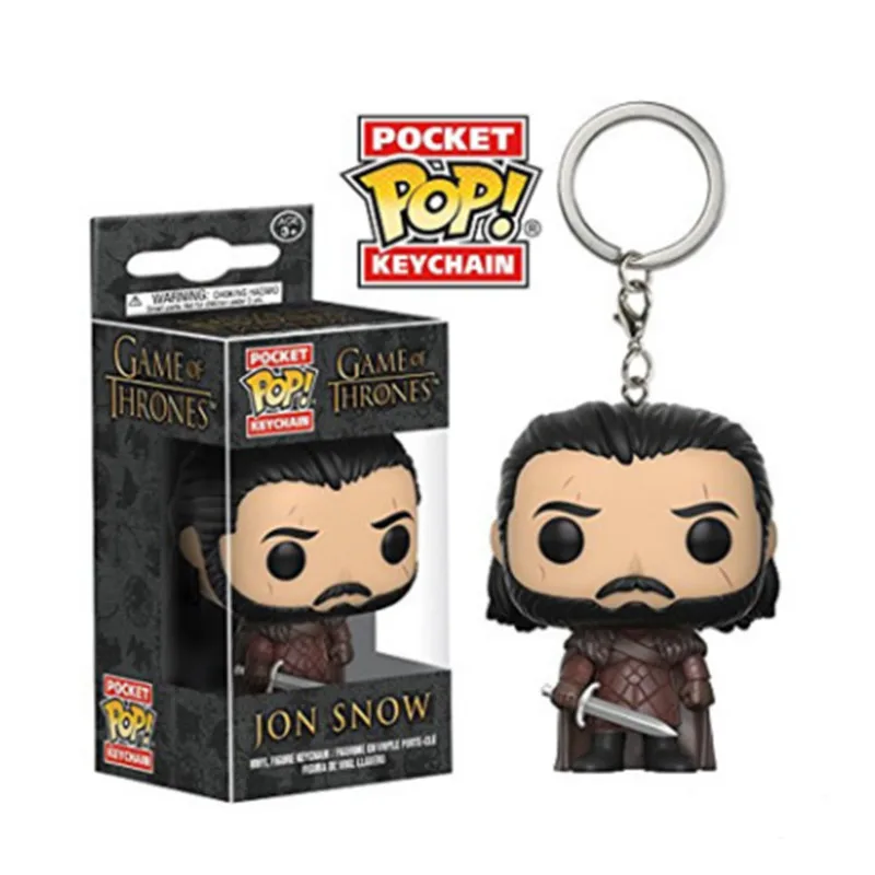 Funko pop tv: Игра престолов-Дейенерис-Ночной король-серый червь-черный дракон-Джон виниловые фигурки для детей - Цвет: with box