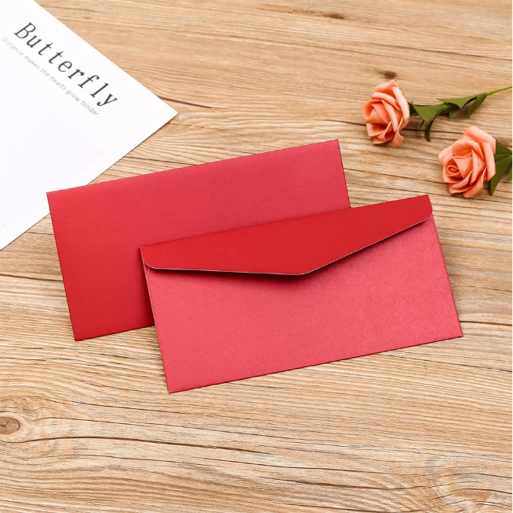 10 шт 11*17,6 см конверты для Приглашения милый конверт открытка с пригласительным билетом Бумага сумка зарплаты письмо Бумага крышка