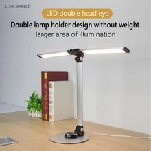 LAOPAO 10 Вт Led модная Настольная лампа с двойной лампой RA> 95 56 лампа плавное затемнение защита глаз сенсорное управление складной стиль настольная лампа