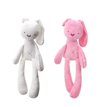 Pink/White 40cm Baby Rabbit Sleeping Comfort Doll Plush Toys Smooth Obedient Rabbit Sleep Calm Doll Pink/White 40cm Baby Rabbit Sleeping Comfort Doll Plush Toys Smooth Obedient Rabbit Sleep Calm Doll