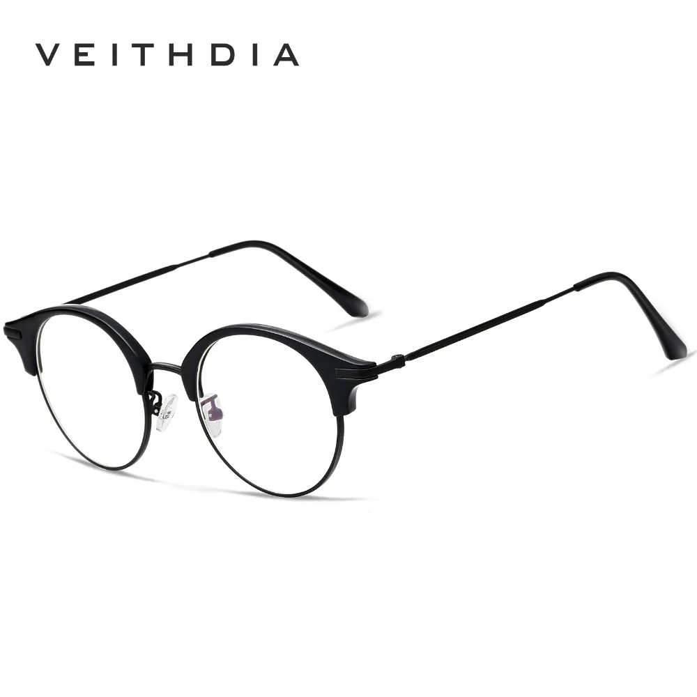 VEITHDIA унисекс оптические очки мужские оправа прозрачные линзы для женщин oculos