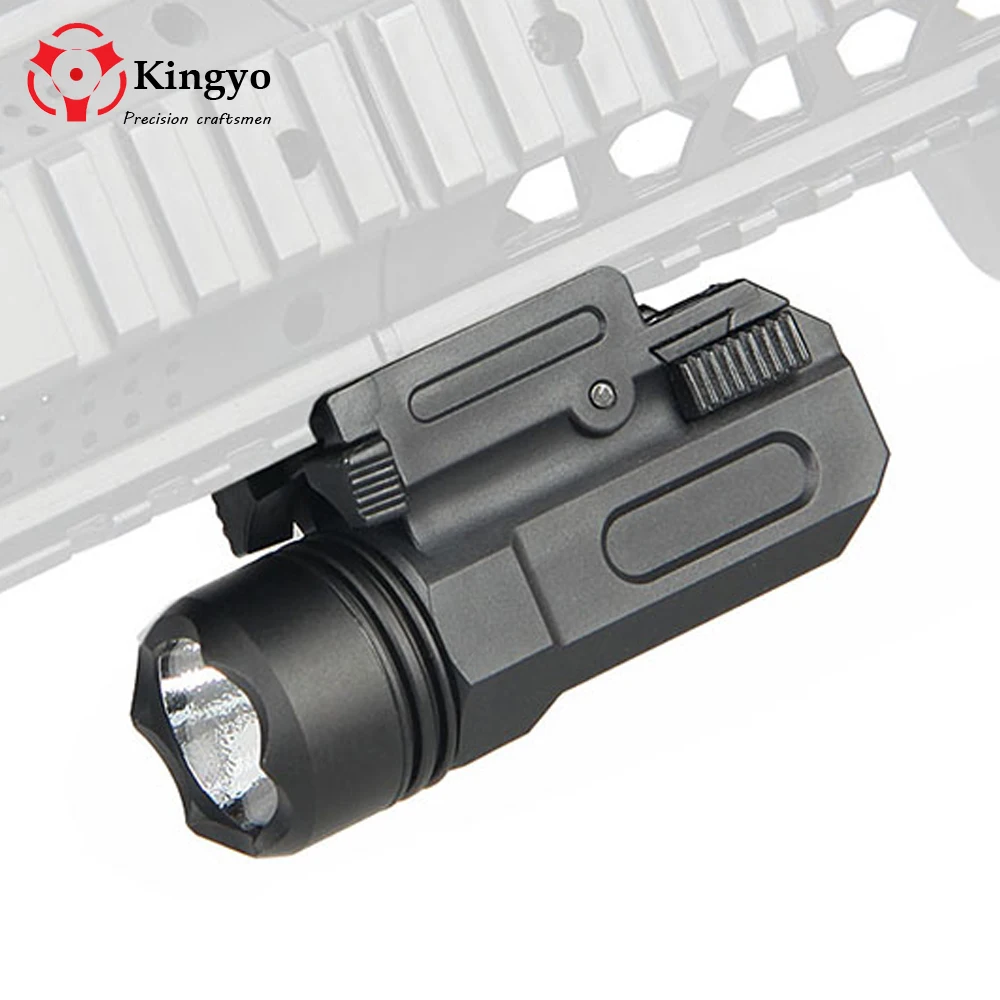 Быстросъемный тактический светодиодный фонарик Cree для Glock 17 19 20 21 22 23 с Рельсом