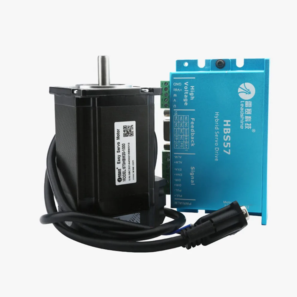 

Limited Driver Sale Step Motor Driver Cnc Leadshine 300w 3-phase Hybrid Servo Drives Set Hbs507 Drive+573hbm10-1000