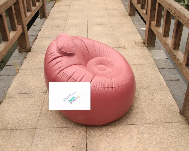 Высокое качество розовый уютный надувной диван для отдыха+ Надувное Кресло-мешок диван стул с подголовником, дешевая цена и быстрая