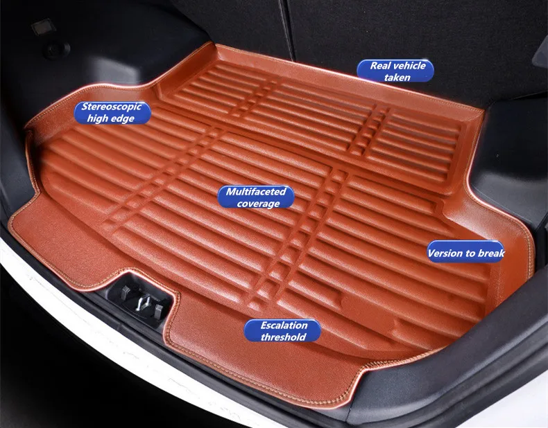 Подходит для Ford Ecosport 2013- коврик для обуви задняя багажная сумка грузовой пол лоток коврик для ног для салона автомобиля Протектор аксессуары