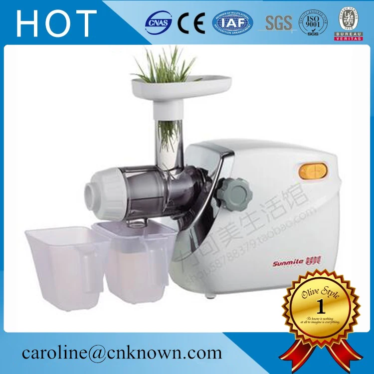 Hot selling 304 stainless steel wheatgrass juice machine/vegetable