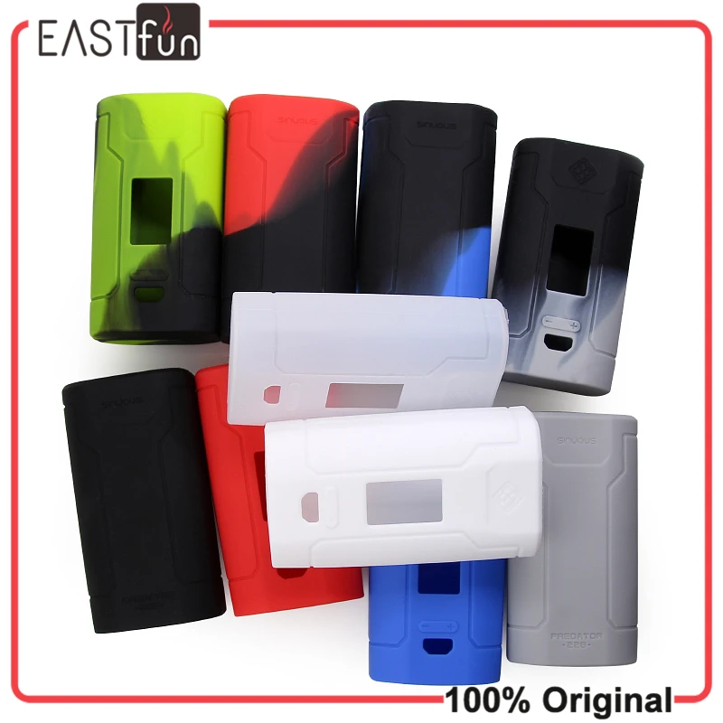 

Veeape Colorful Predator 228 Silicone Case Protective Cover case For WISMEC Predator 228 Box Mod Silicon sleeve Skin
