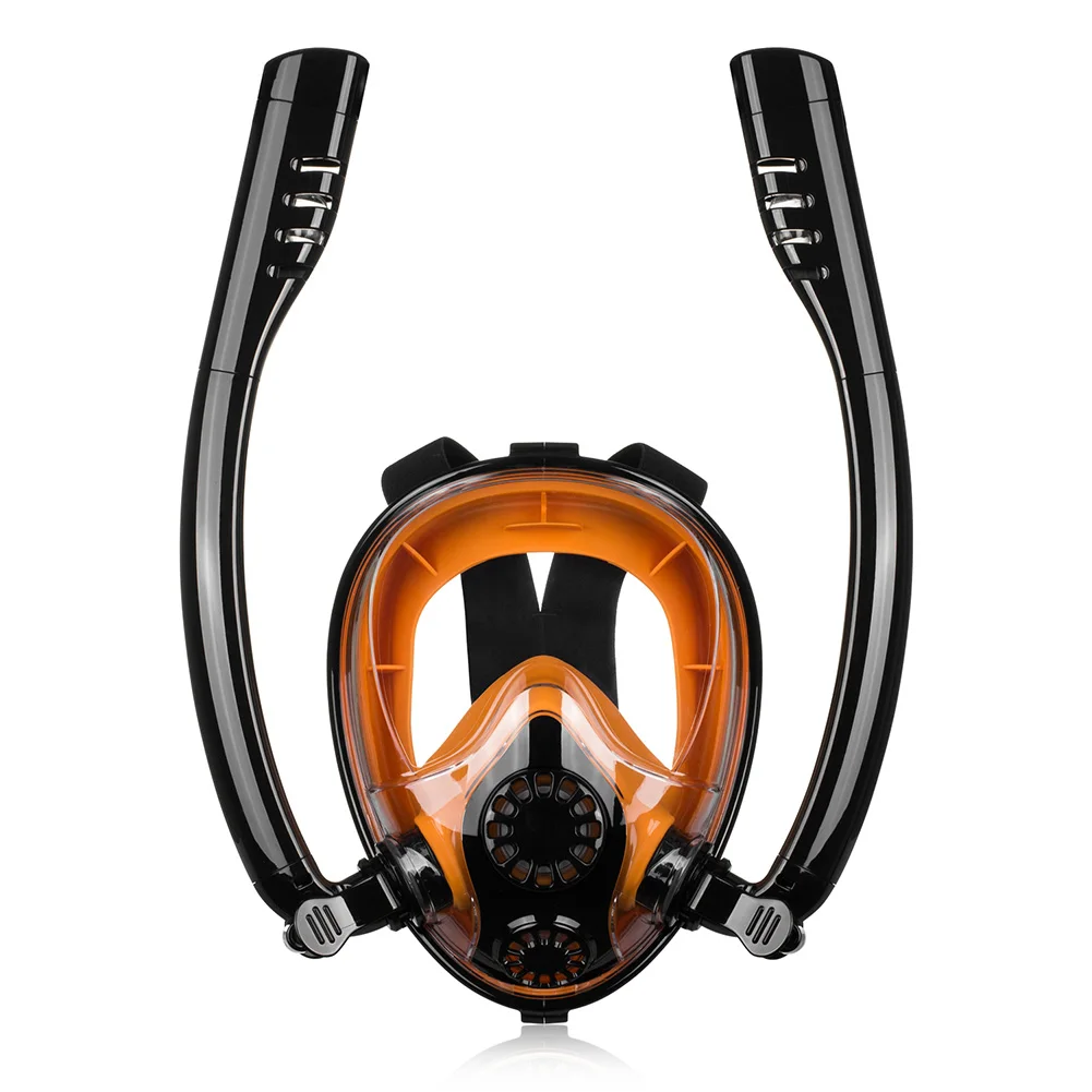 

Swimming Dry Underwater Sports Anti Fog Snorkeling Tool Summer Training Full Face Snokel Silicone Diving Mask Waterproof Scuba